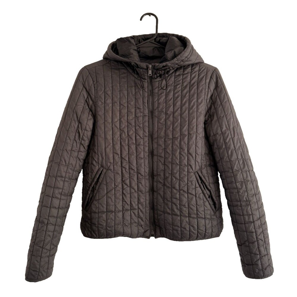 BDG Urban Outfitters Light Quilted Jacket Women Size S Pockets Hooded Packable